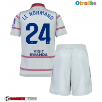 Otroške Nogometnih dresov Atletico Madrid Robin Le Normand #24 Tretji 2026-27 Kratki rokavi (+ hlače)